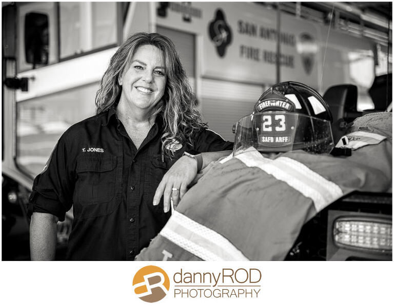 san antonio fire department firefighter portrait